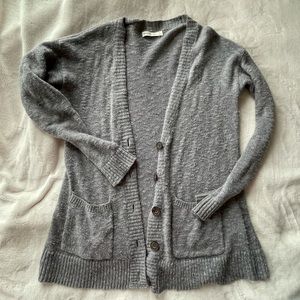 Abercrombie & Fitch Lightweight Gray Cardigan